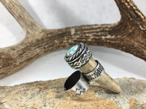 Valor Rope Reclaimed Deer Antler Ring - Hawkeye Jewelry