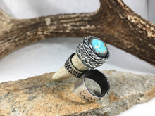 Load image into Gallery viewer, Valor Rope Reclaimed Deer Antler Ring - Hawkeye Jewelry
