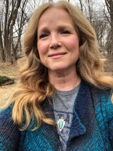 Load image into Gallery viewer, Blue Royston Turquoise Arrowhead Necklace - Hawkeye Jewelry
