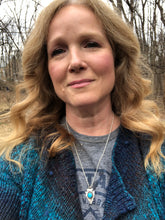Load image into Gallery viewer, Small Blue Royston Turquoise Arrowhead Necklace - Hawkeye Jewelry
