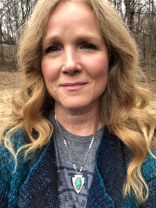 Green Royston Turquoise Arrowhead Necklace - Hawkeye Jewelry