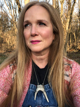 Load image into Gallery viewer, Warrior Courage Reclaimed Deer Antler Necklace - Hawkeye Jewelry
