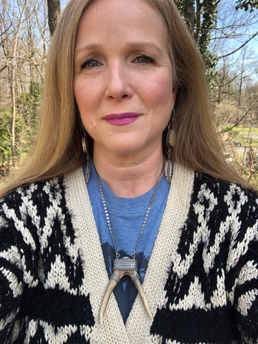 Warrior Abundance Reclaimed Deer Antler Necklace - Hawkeye Jewelry