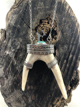 Load image into Gallery viewer, Warrior Courage Reclaimed Deer Antler Necklace - Hawkeye Jewelry
