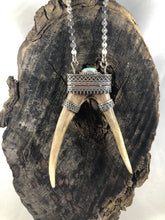 Load image into Gallery viewer, Warrior Abundance Reclaimed Deer Antler Necklace - Hawkeye Jewelry
