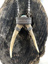 Load image into Gallery viewer, Warrior Abundance Reclaimed Deer Antler Necklace - Hawkeye Jewelry
