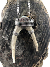 Load image into Gallery viewer, Warrior Fortitude Reclaimed Deer Antler Necklace - Hawkeye Jewelry
