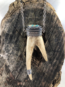 Benevolence Reclaimed Deer Antler Necklace - Hawkeye Jewelry
