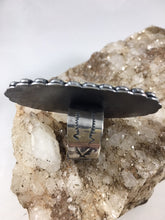 Load image into Gallery viewer, Green Royston Ribbon Turquoise Sterling Silver Statement Ring - Hawkeye Jewelry
