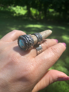Valor Rope Reclaimed Deer Antler Ring - Hawkeye Jewelry