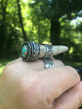 Load image into Gallery viewer, Valor Rope Reclaimed Deer Antler Ring - Hawkeye Jewelry
