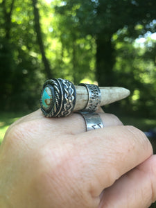 Valor Rope Reclaimed Deer Antler Ring - Hawkeye Jewelry