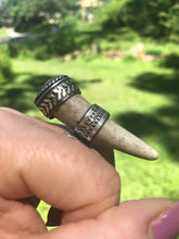 Load image into Gallery viewer, Valor Leaf Reclaimed Deer Antler Ring - Hawkeye Jewelry
