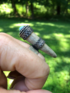 Valor Crown Reclaimed Deer Antler Ring - Hawkeye Jewelry